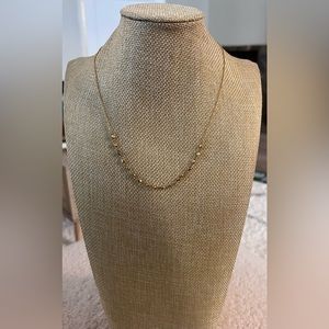 Gorjana beaded  necklace gold T42